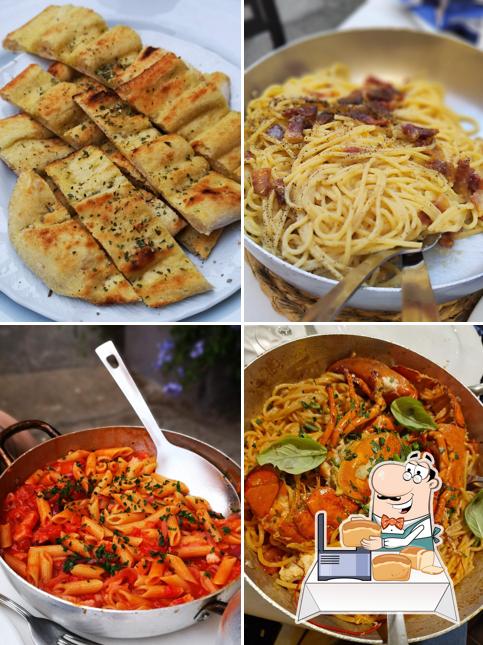 Pane all'aglio al La Piazzetta Di Borgo Marina IM