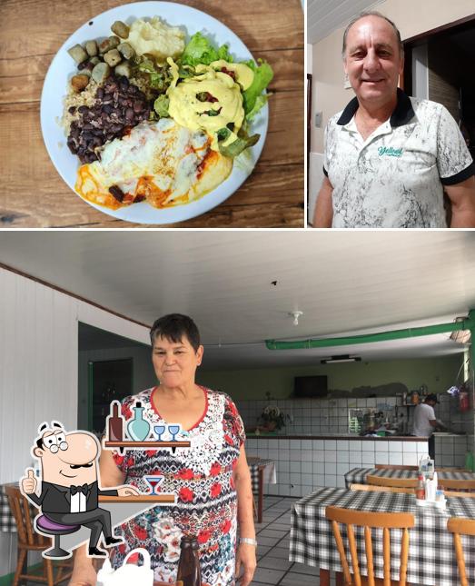 Entre diversos coisas, interior e comida podem ser encontrados a Restaurante Da Maura