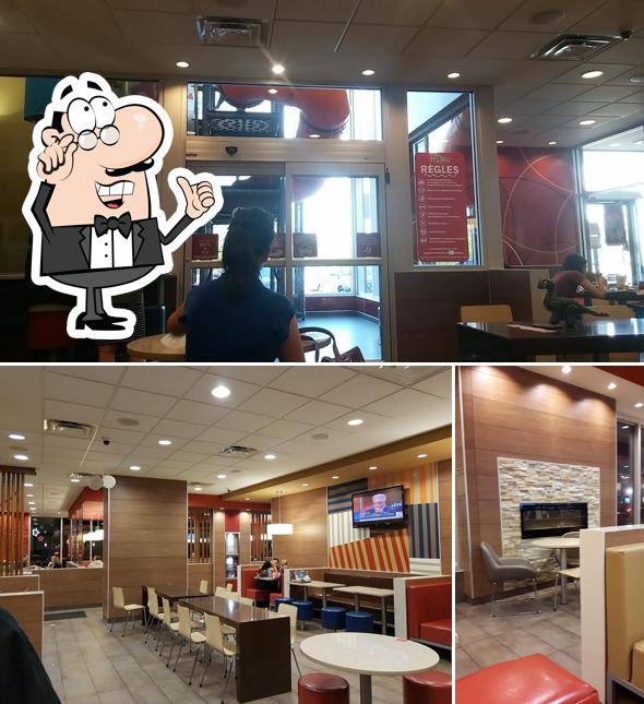 L'intérieur de McDonald's