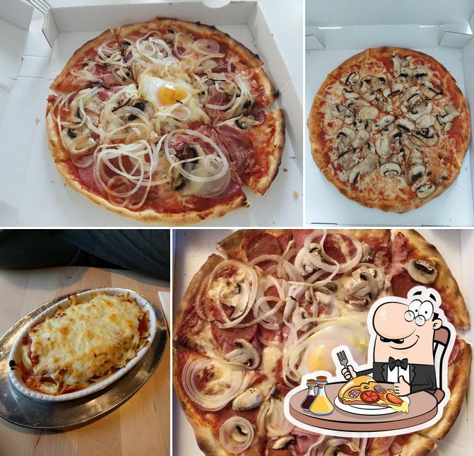 Elige una pizza en Gaststätte Pizzeria Rialto