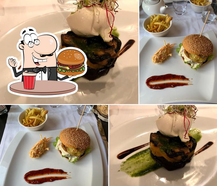 Essayez un hamburger à Auberge du Lion d'Or, Versoix