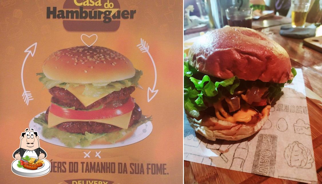 Food at Casa Do Hamburguer