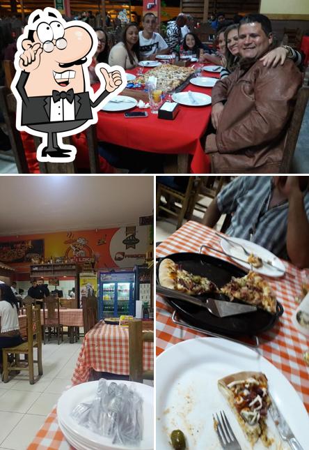 O interior do Pizzaria Boka Loka