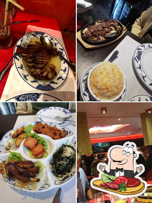 Peça pratos de carne no Tai Tai