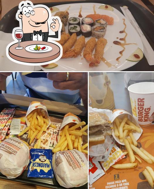 Comida em Burger King