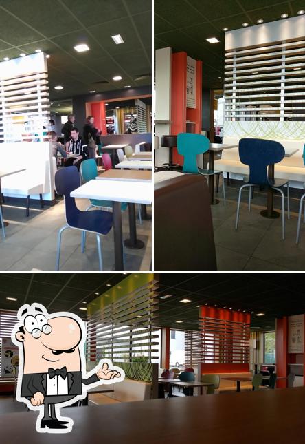 L'intérieur de McDonald's