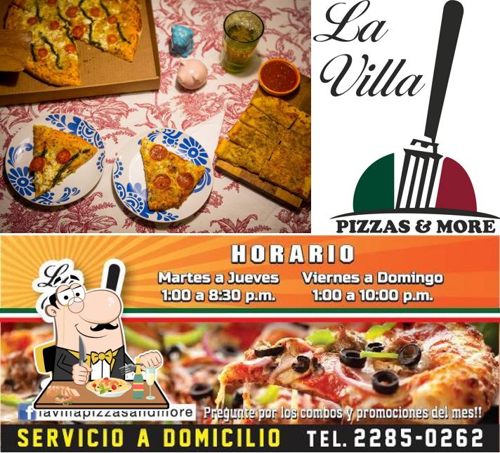 Еда в "La Villa pizzas & more"