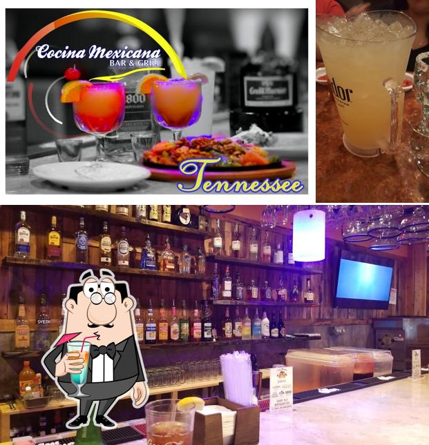 Cocina Mexicana Bar & Grill Millbranch Rd in Memphis Restaurant menu
