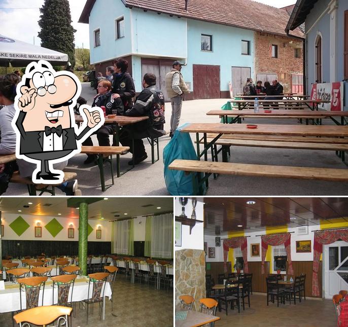 Gli interni di Restavracija In Gostilna Slekovec