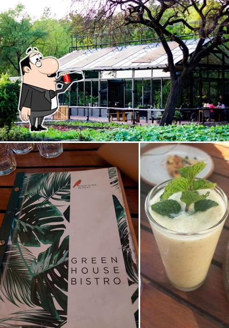 Among different things one can find drink and exterior at Green House Bistro