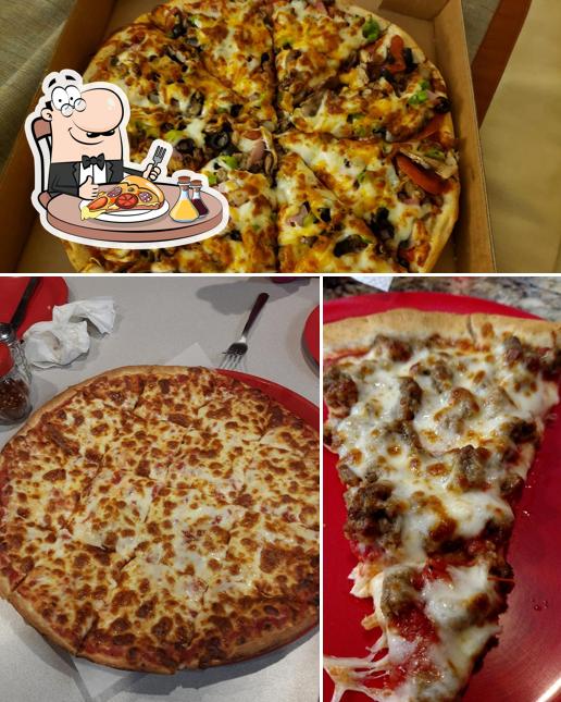 Pick pizza at Zadeos Pizza