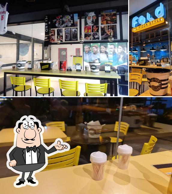 O interior do Fold NYC Pizza Style Canoas
