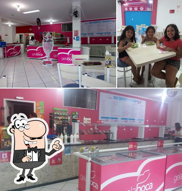O interior do Gela boca - Av.Paraná