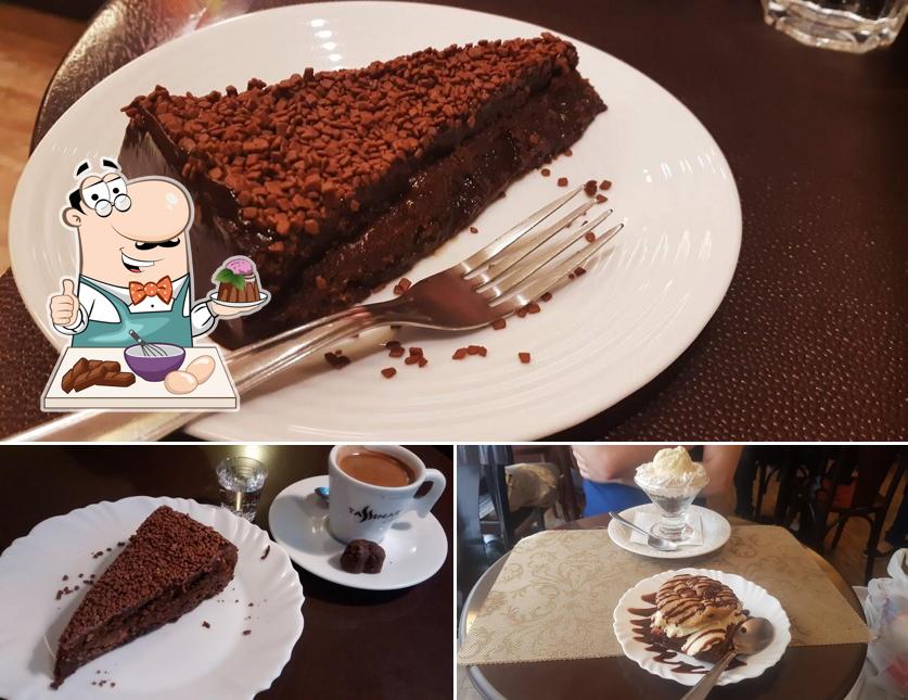 Bendito Hilário de Gouveia serve uma gama de pratos doces