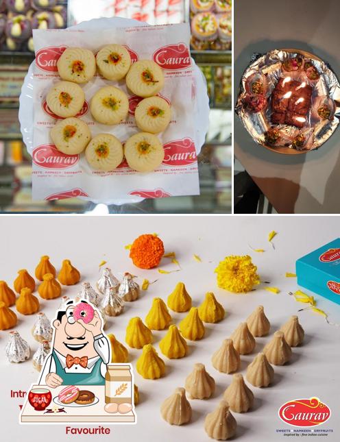 Gaurav Sweets & Namkeen offers a selection of desserts