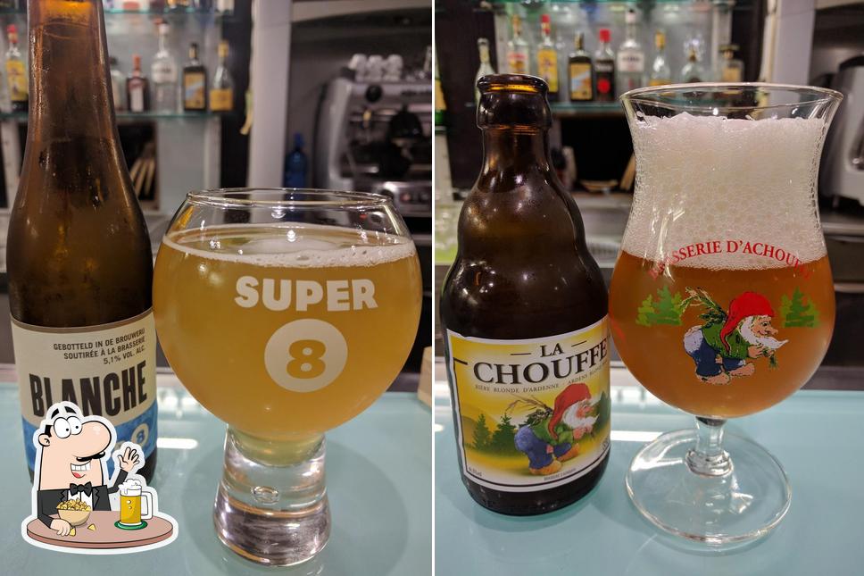 Commandez un verre de bière blonde ou brune