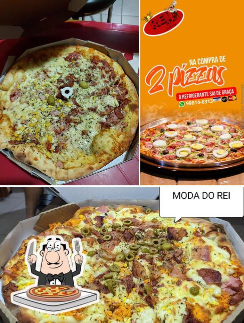 Experimente pizza no Rei da Pizza Delivery