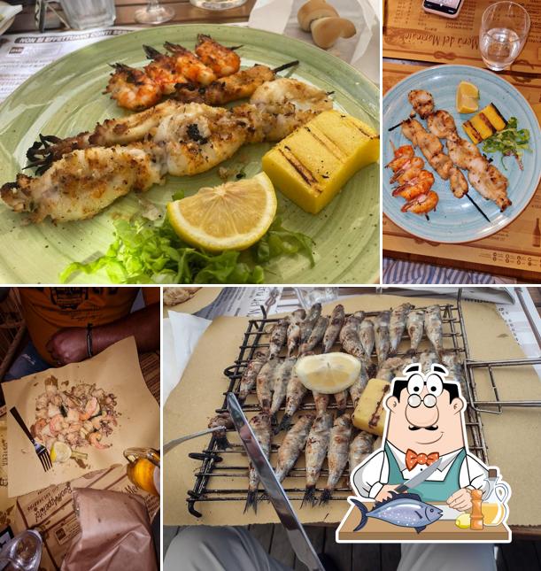 Salmone grigliato al Osteria Il Gran Fritto del Marinaio
