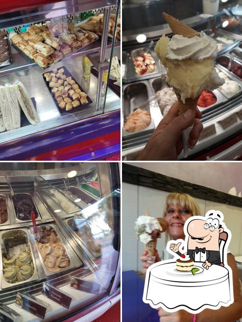 Violarosso gelateria propone un'ampia gamma di dolci