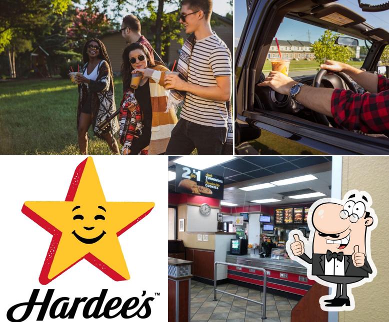 Here's a photo of Hardee’s