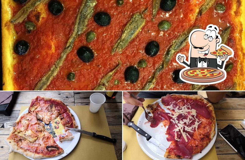 Scegli tra le molte varianti di pizza