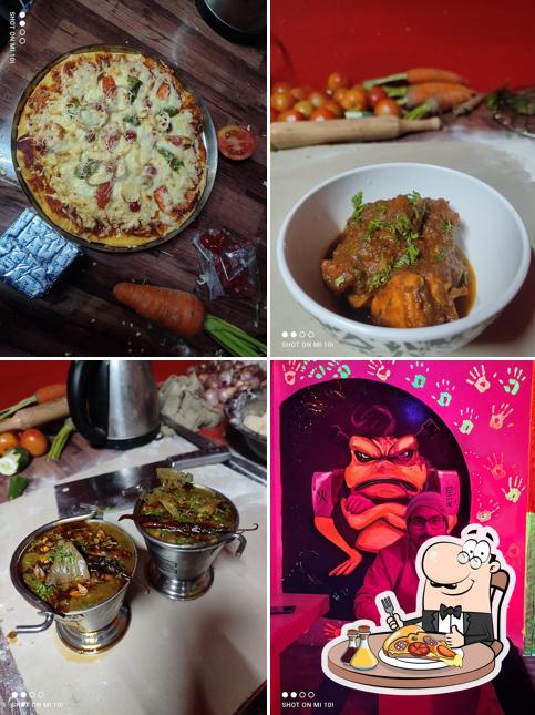 Order pizza at GreenFrog