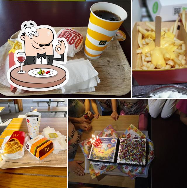 Platti al McDonald's Roma Dragona