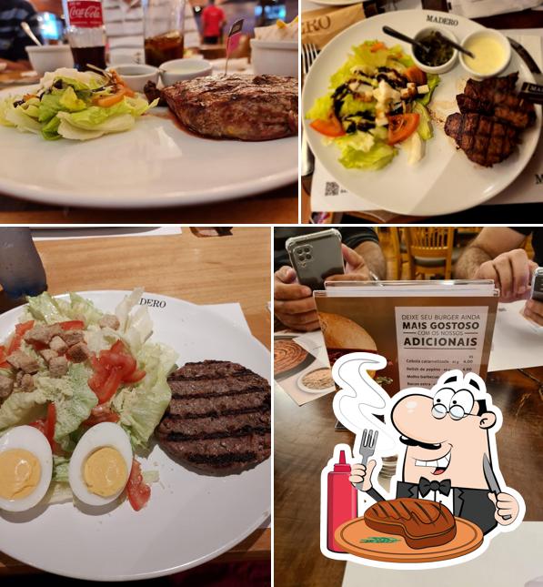 Prove pratos de carne no Madero Steak House RioMar Recife