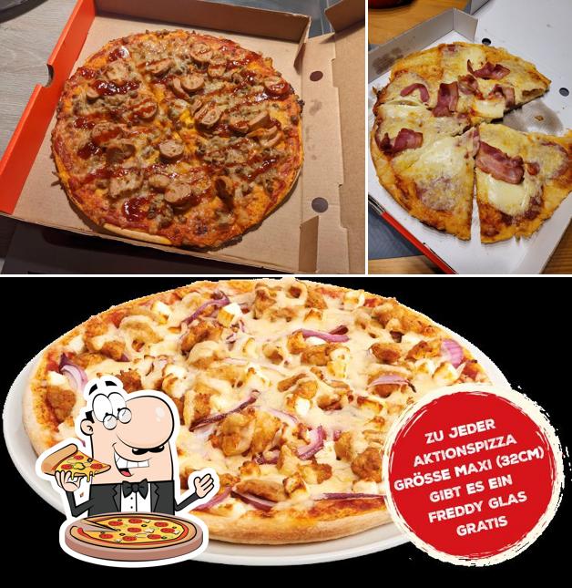 Choisissez des pizzas à Freddy Fresh Pizza Coswig