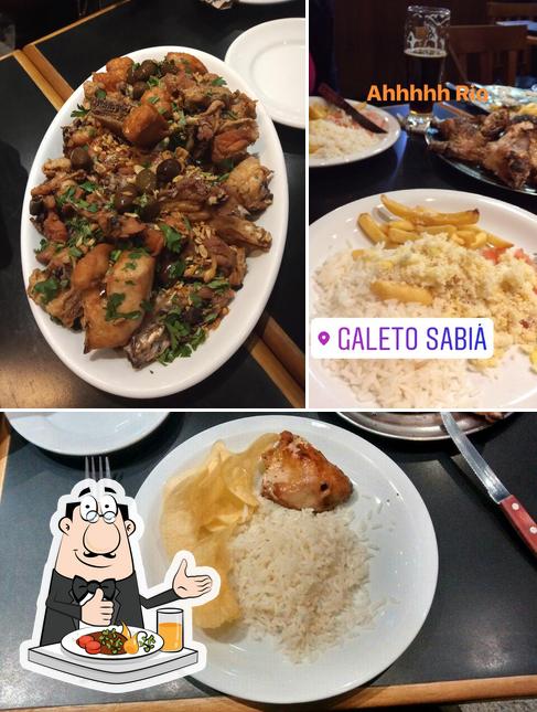 Comida em Galeto Sabiá Braseiro