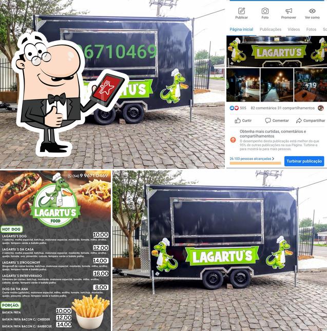 Lagartu's food