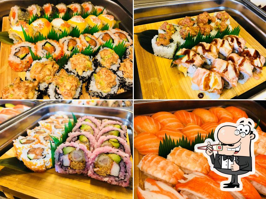 Scegli le varie opzioni di sushi