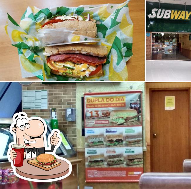 Peça um hambúrguer no Subway