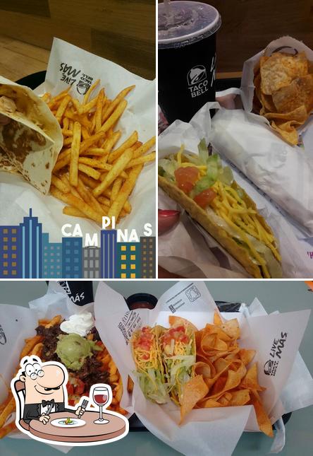 Platos en Taco Bell - Shopping Parque Dom Pedro