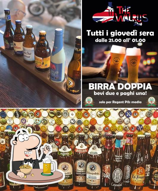 Puoi prenderti un rinfrescante bicchiere di birra chiara o scura