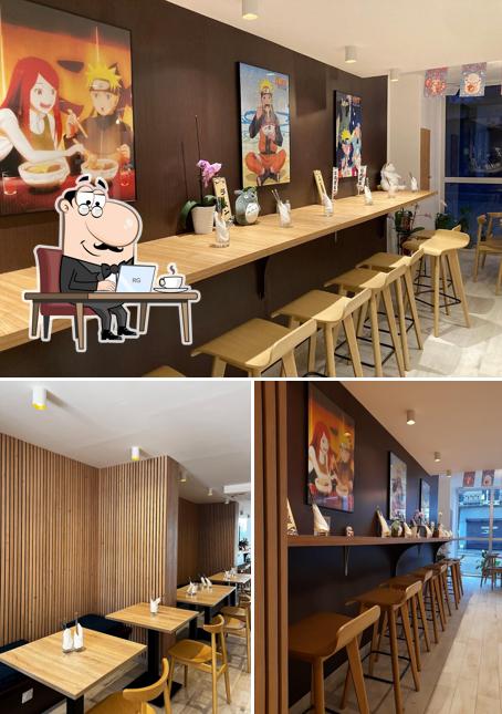 L'intérieur de Yoshi Ramen