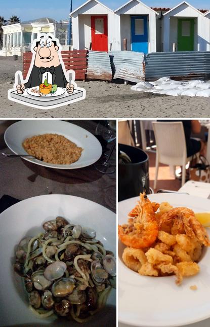 Tra le diverse cose da Arcobaleno Beach si possono trovare la cibo e esterno