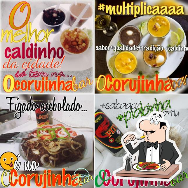 Comida em Corujinha Bar