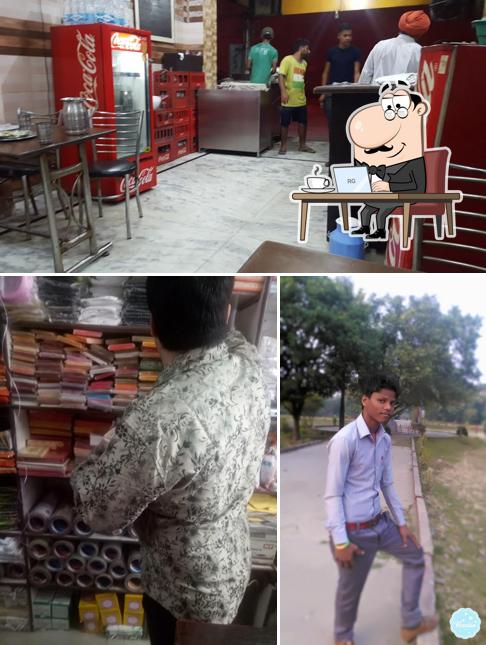 Check out how Lovely Vaishno Dhaba looks inside
