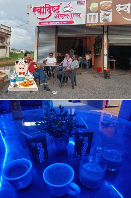 Enjoy a beverage at Swadisht Amrittulya kawardha