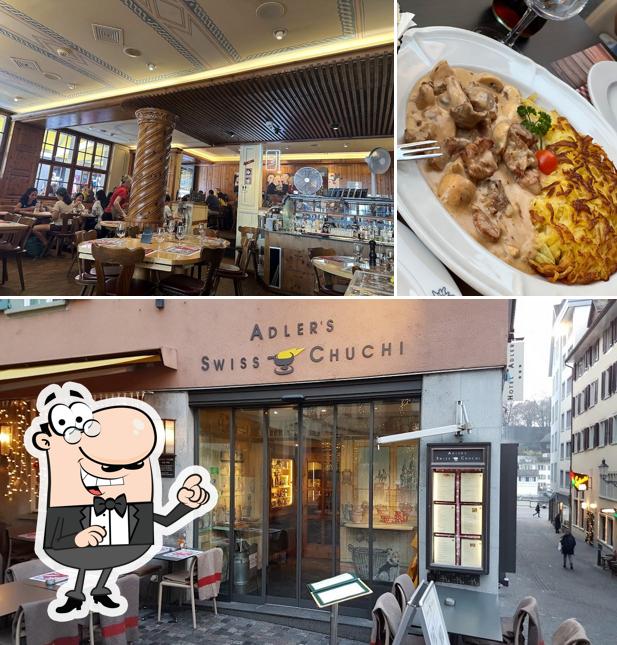 Gli interni di Swiss Chuchi Restaurant