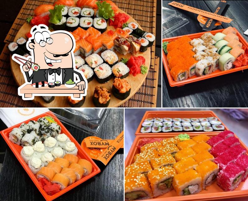 Try out different sushi options