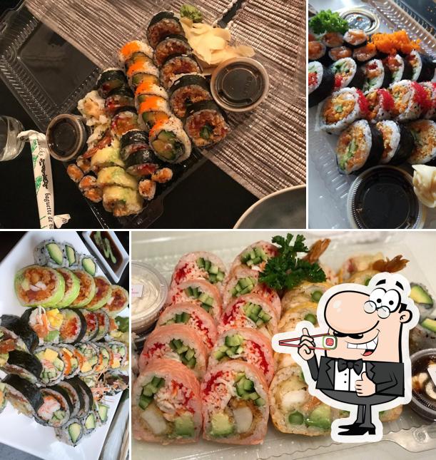 Les sushi sont servis à Osuka Sushi