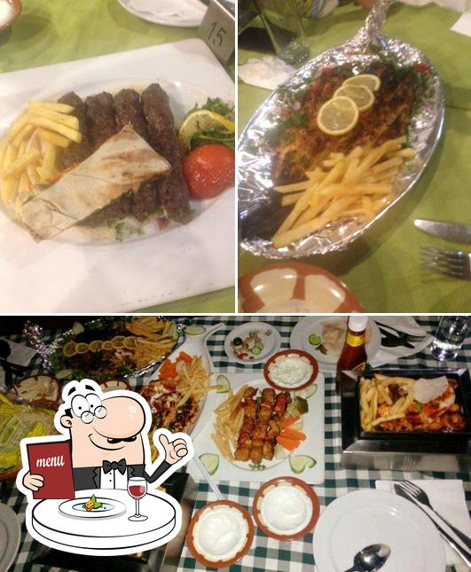Food at Sharjah Dhow Restaurant