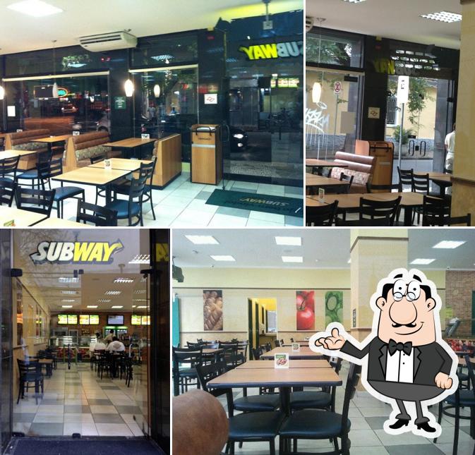 Veja imagens do interior do Subway