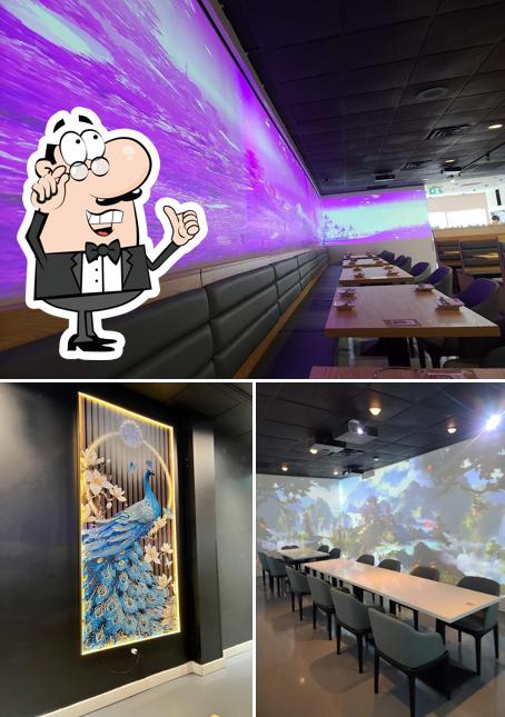 L'intérieur de Sushi Panda