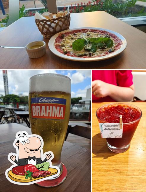 Carpaccio de carne em ESTAÇÃO CHOPP BRAHMA