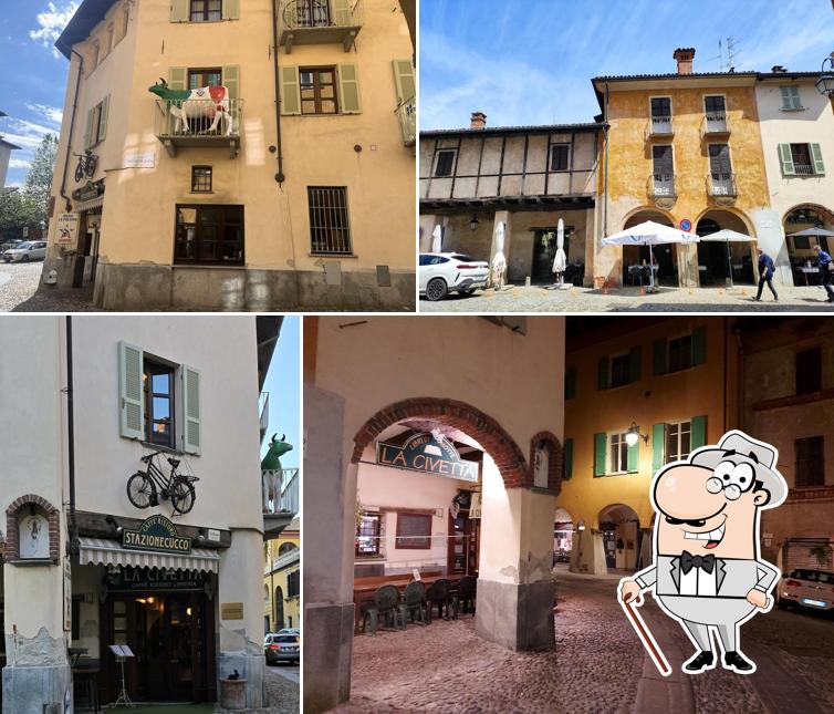 Goditi la vista dagli esterni di La Civetta
