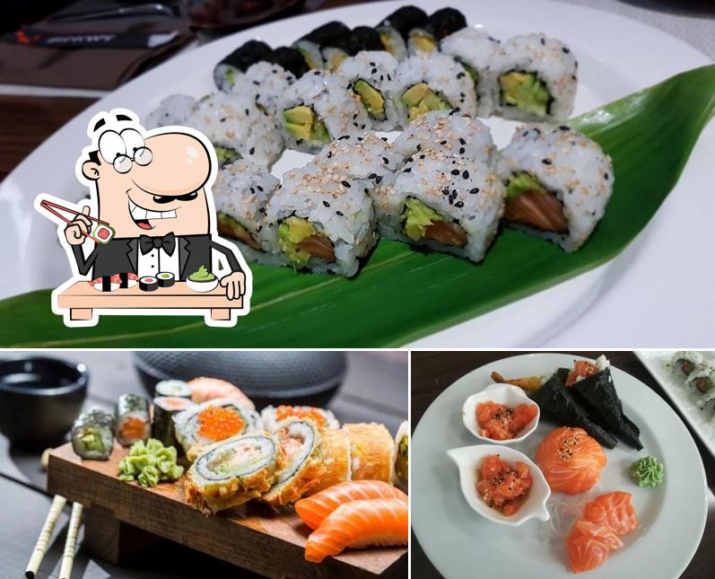 Ordina le diverse opzioni di sushi