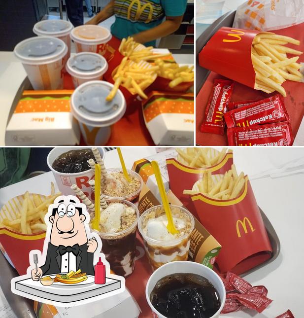 Experimente batatas fritas no McDonald's